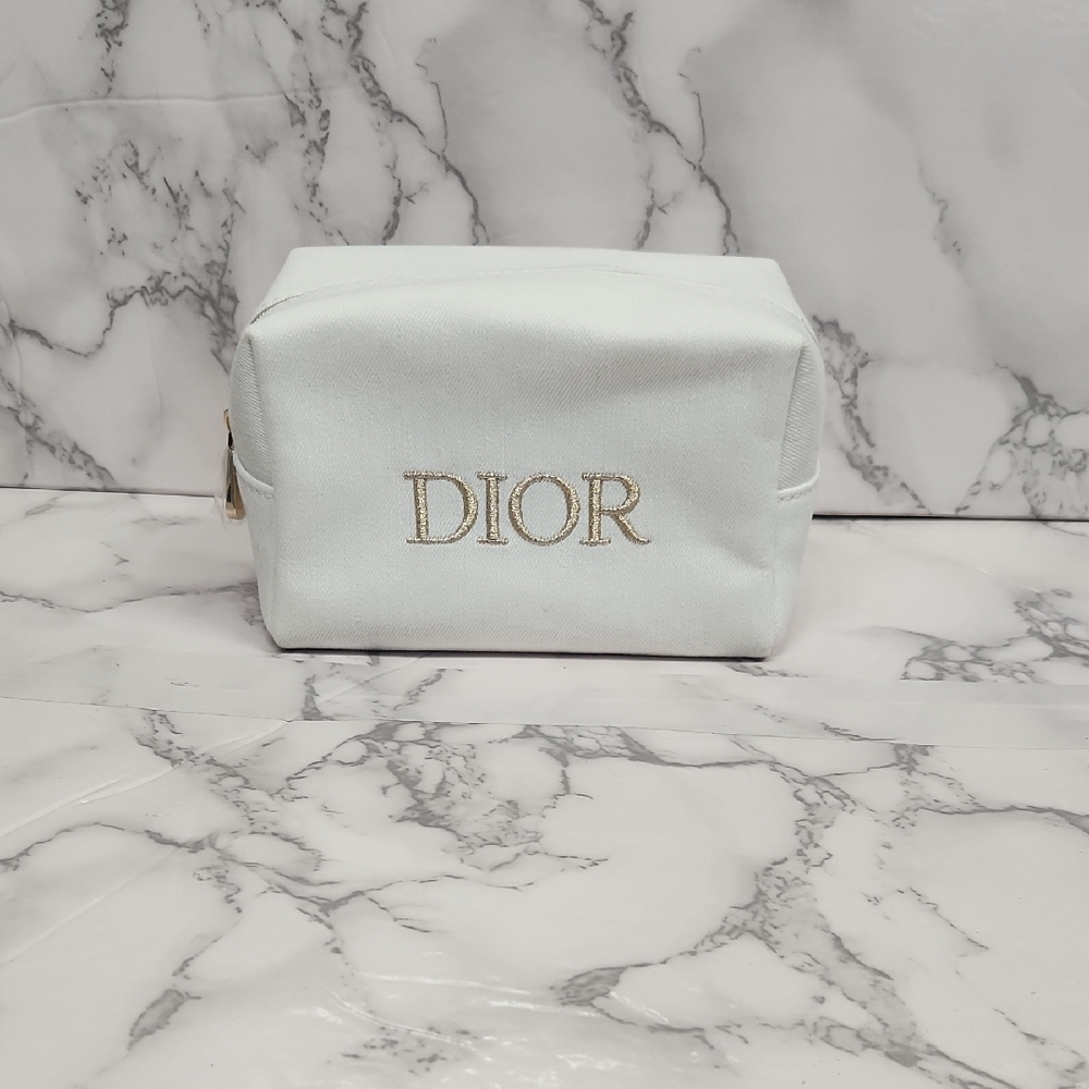 Dior Ivory Makeup Pouch